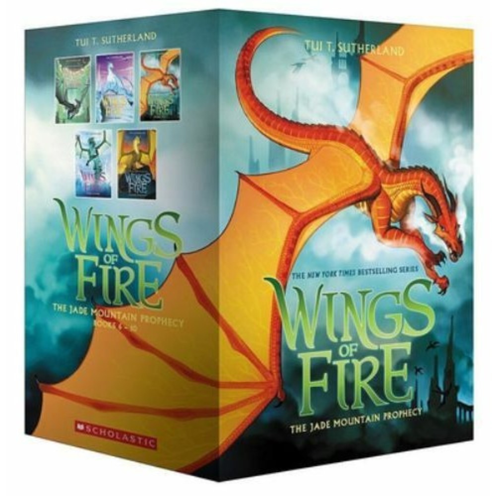 Wings of Fire The Jade Mountain (6-10) by Tui T. Sutherland 5 Books Box Set